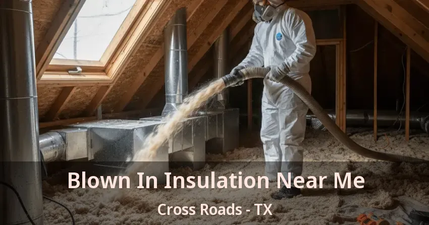 Blown In Insulation Near Me Cross Roads - TX