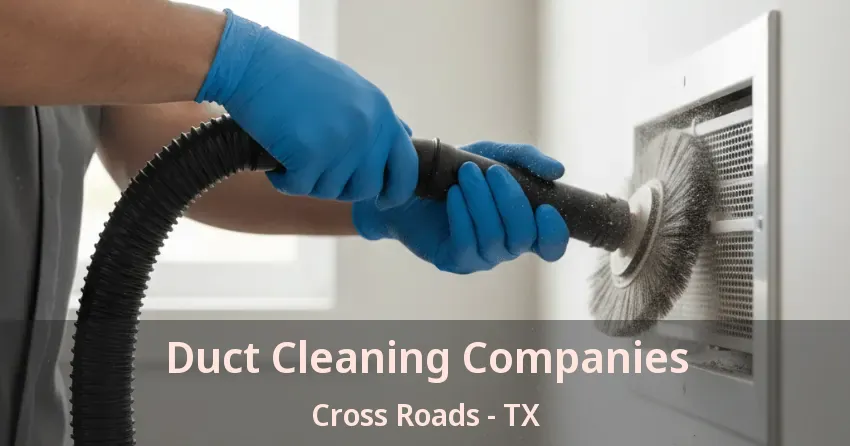 Duct Cleaning Companies Cross Roads - TX