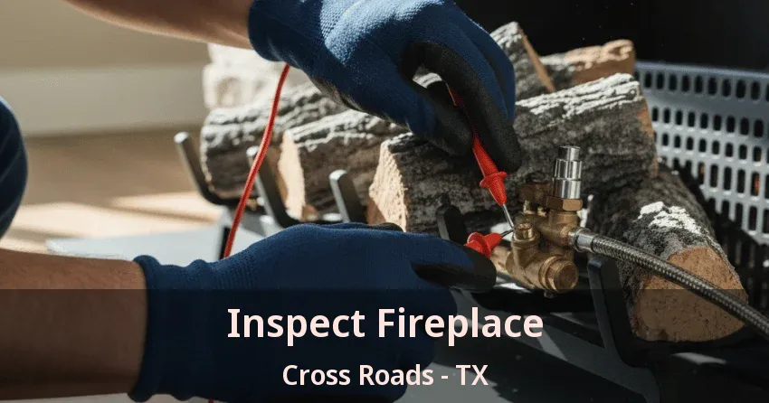 Inspect Fireplace Cross Roads - TX