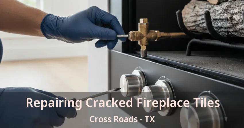 Repairing Cracked Fireplace Tiles Cross Roads - TX