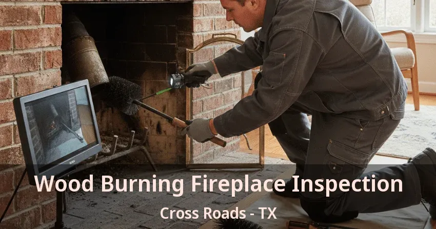 Wood Burning Fireplace Inspection Cross Roads - TX